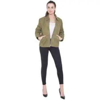 Casual Jackets Suede Leather Jacket Women